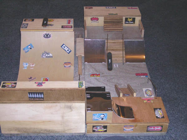 Scott's Homemade Tech Deck Skatepark